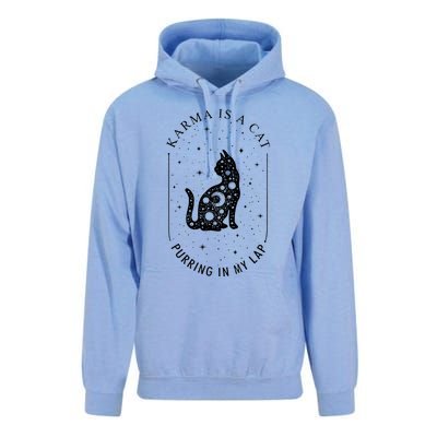 Karma Is A Cat Purring In My Lap Unisex Surf Hoodie