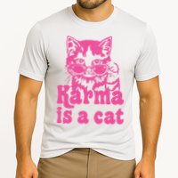 Karma Is A Cat Funny Karma Cooling Performance Crew T-Shirt