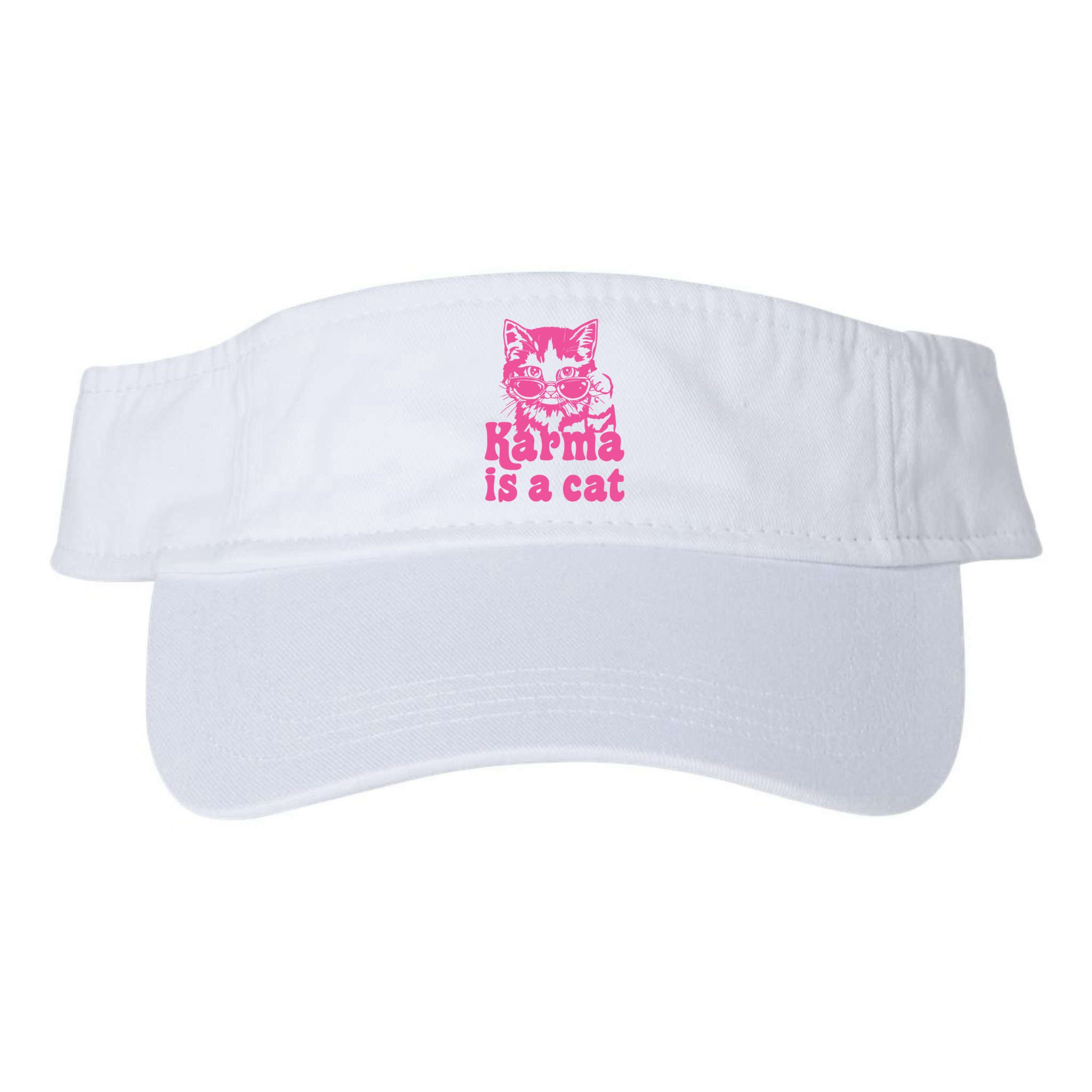 Karma Is A Cat Funny Karma Visor