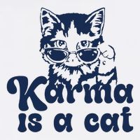 Karma Is A Cat Cooling Performance Crew T-Shirt