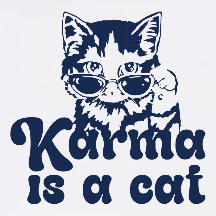 Karma Is A Cat Cooling Performance Crew T-Shirt