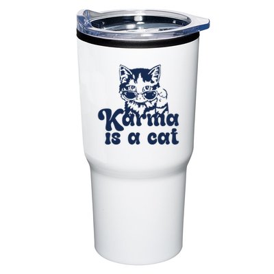 Karma Is A Cat Tumbler