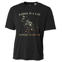 karma is a cat purring in my lap karma Cooling Performance Crew T-Shirt