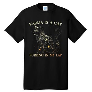 karma is a cat purring in my lap karma Tall T-Shirt