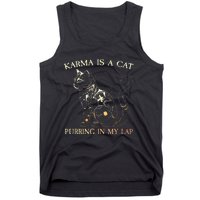 karma is a cat purring in my lap karma Tank Top