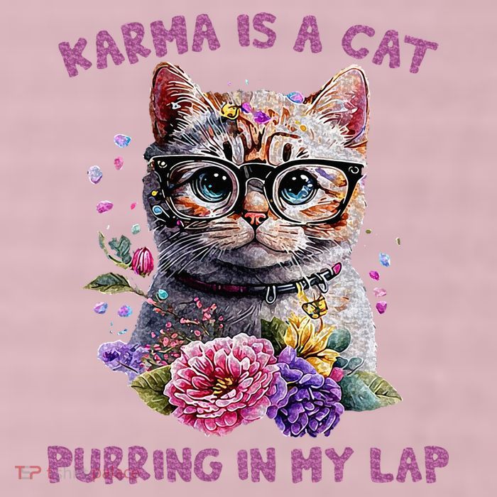 Karma Is A Cat Purring In My Lap 25L Jumbo Tote