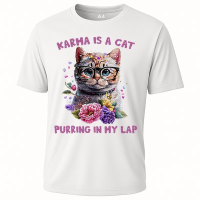 Karma Is A Cat Purring In My Lap Performance Shirt