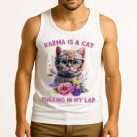 Karma Is A Cat Purring In My Lap Tank Top