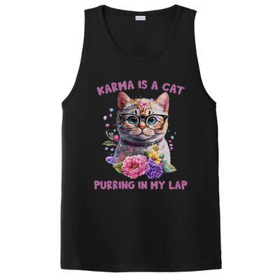 Karma Is A Cat Purring In My Lap PosiCharge Competitor Tank