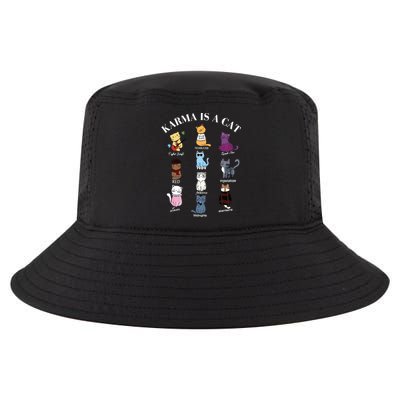 Karma Is A Cat Cool Comfort Performance Bucket Hat