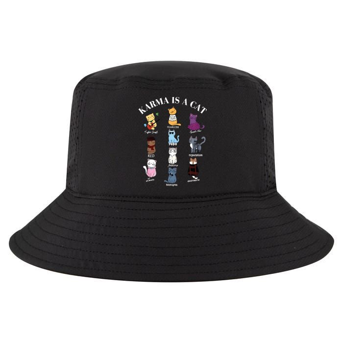 Karma Is A Cat Cool Comfort Performance Bucket Hat