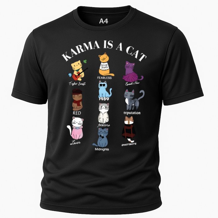 Karma Is A Cat Cooling Performance Crew T-Shirt