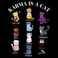 Karma Is A Cat Cooling Performance Crew T-Shirt
