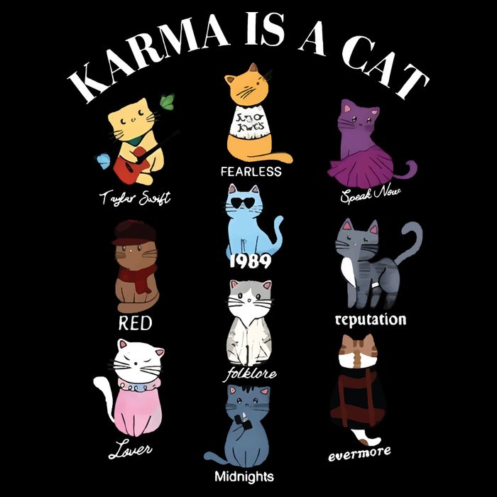 Karma Is A Cat Cooling Performance Crew T-Shirt