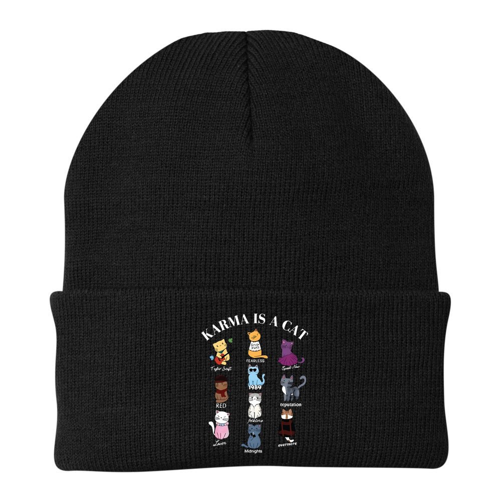 Karma Is A Cat Beanie