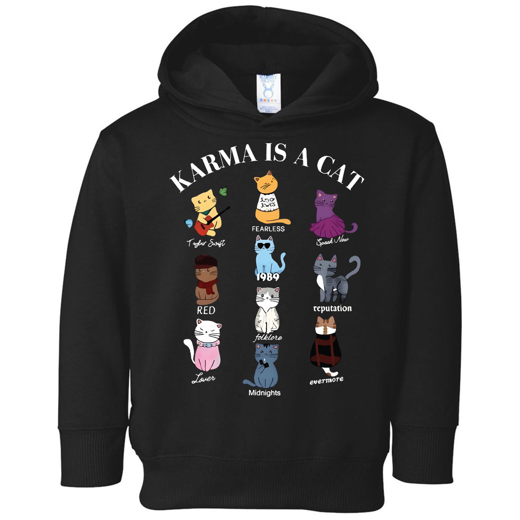 Karma Is A Cat Toddler Hoodie