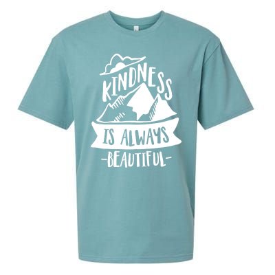 Kindness Is Always Beautiful Anti Bullying Week Unity Day Gift Sueded Cloud Jersey T-Shirt