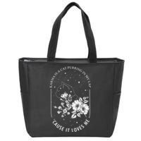 Karma Is A Cat Purring In My Lap Cause It Loves Me Zip Tote Bag