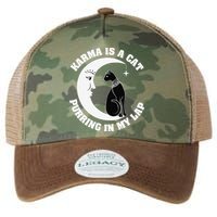 Karma Is A Cat Purring In My Lap Legacy Tie Dye Trucker Hat