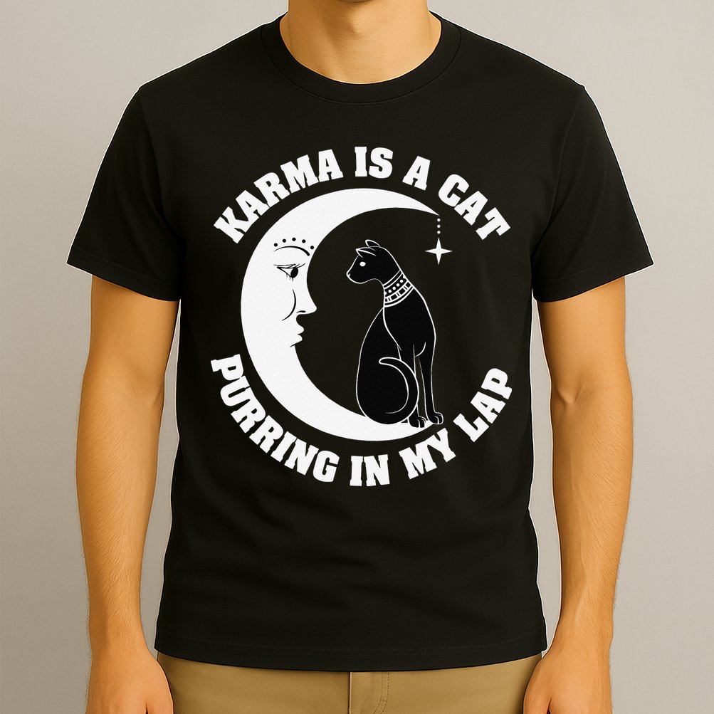 Karma Is A Cat Purring In My Lap T-Shirt