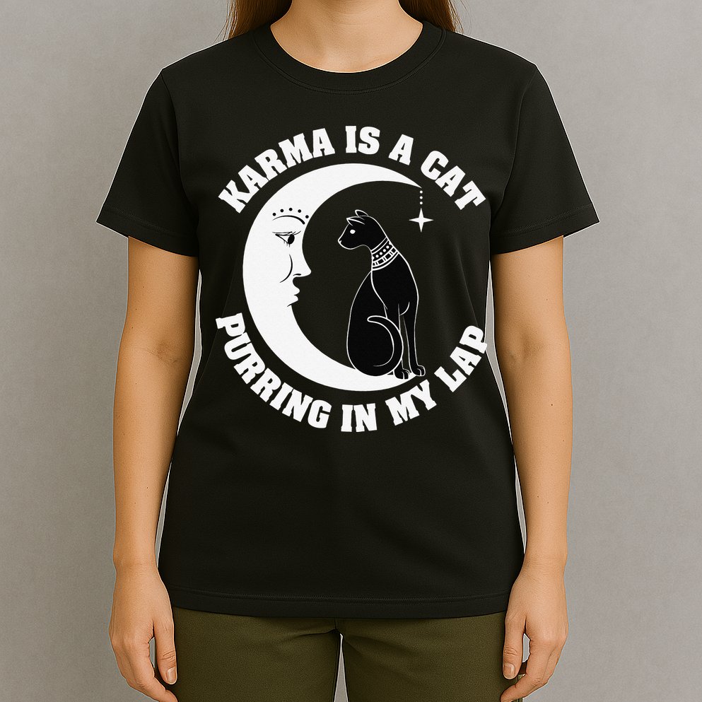 Karma Is A Cat Purring In My Lap T-Shirt