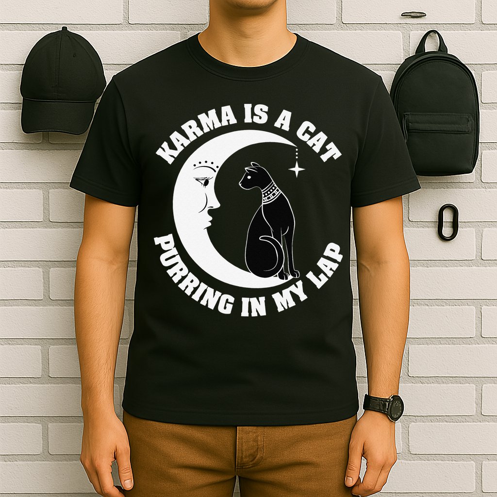 Karma Is A Cat Purring In My Lap T-Shirt