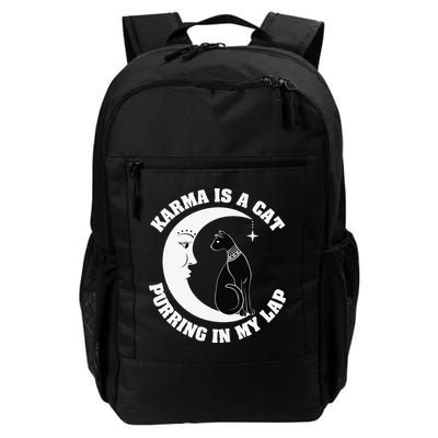 Karma Is A Cat Purring In My Lap Backpack