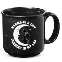 Karma Is A Cat Purring In My Lap 15oz Campfire Ceramic Mug