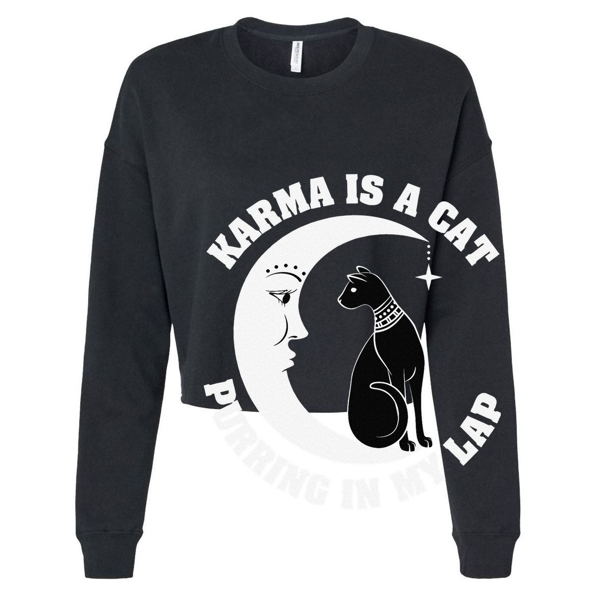 Karma Is A Cat Purring In My Lap 12oz Stainless Steel Coffee Mug