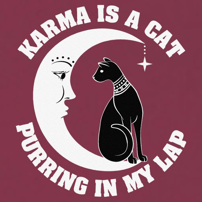 Karma Is A Cat Purring In My Lap 16oz Travel Tumbler