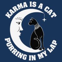 Karma Is A Cat Purring In My Lap Infant Baby Jersey Bodysuit