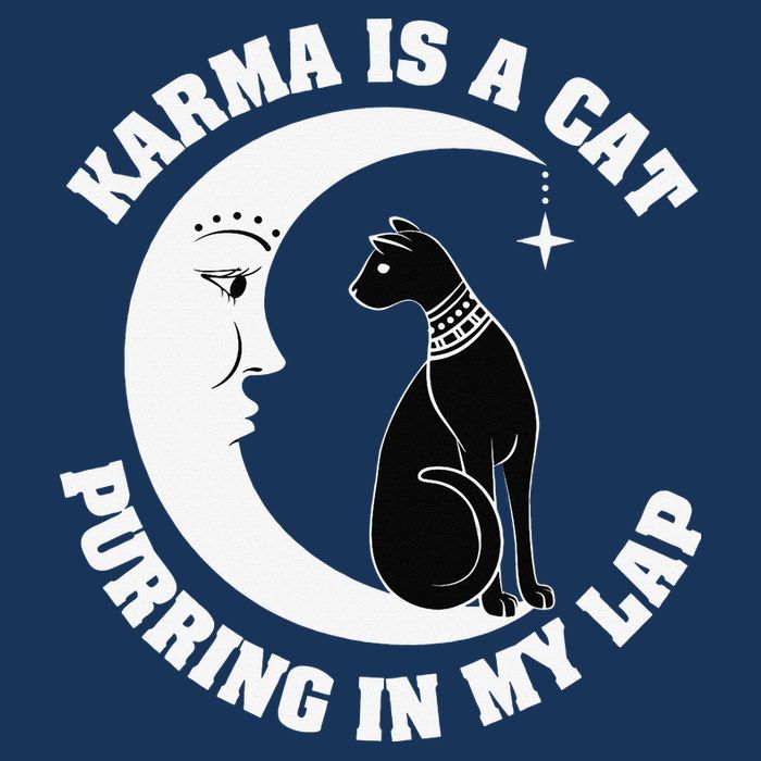 Karma Is A Cat Purring In My Lap Infant Baby Jersey Bodysuit