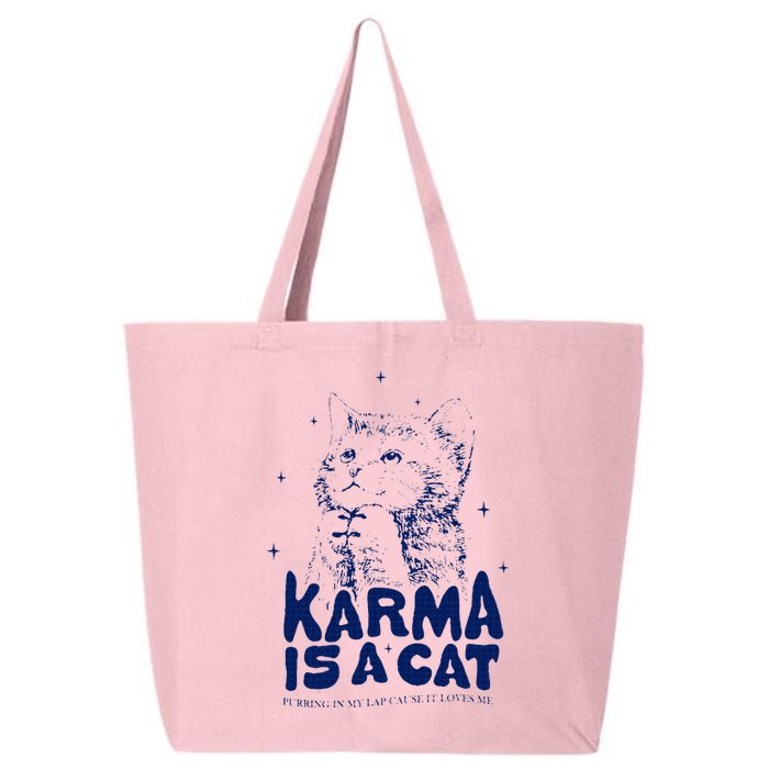 karma is a cat purring in my lap cause it loves me 25L Jumbo Tote
