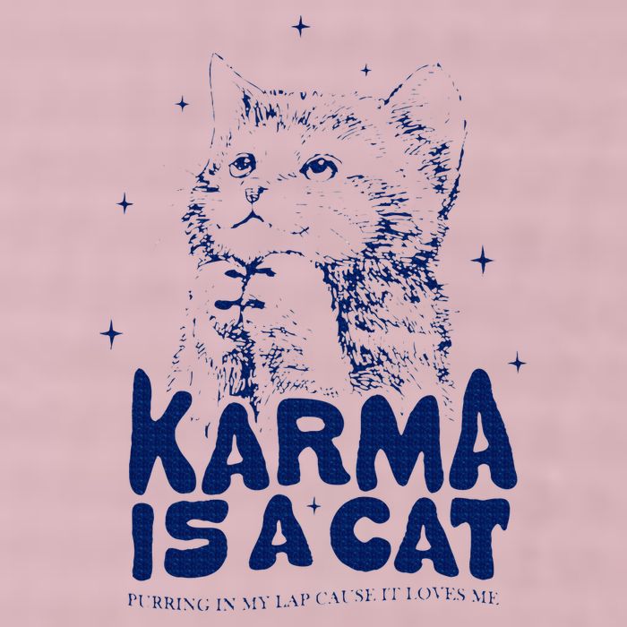 karma is a cat purring in my lap cause it loves me 25L Jumbo Tote