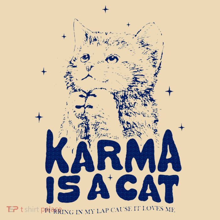 karma is a cat purring in my lap cause it loves me Bag