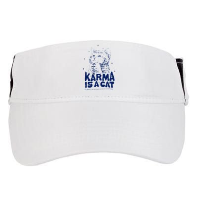 karma is a cat purring in my lap cause it loves me Adult Drive Performance Visor