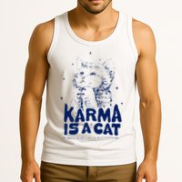 karma is a cat purring in my lap cause it loves me Tank Top