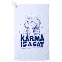 karma is a cat purring in my lap cause it loves me Golf Towel