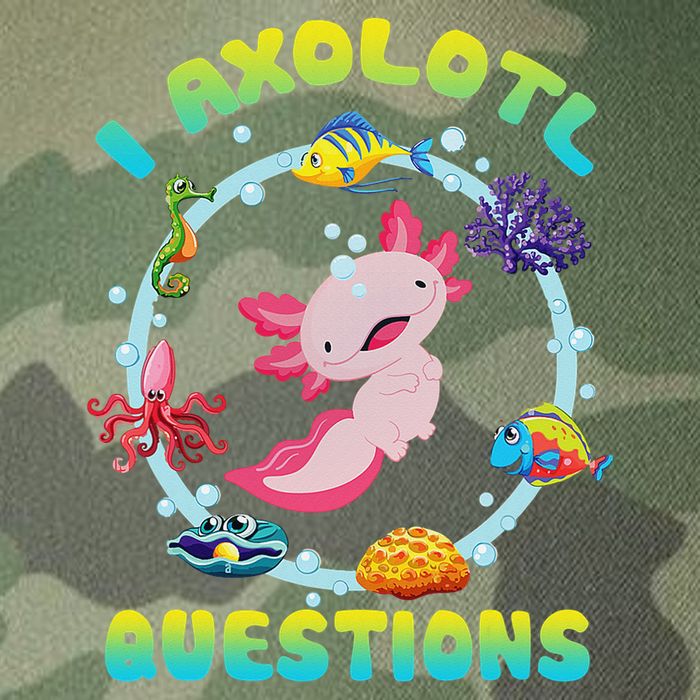 Kawaii I Axolotl Questions Funny Axolotl Lover Cute Axolotl  Legacy Tie Dye Trucker Hat
