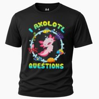 Kawaii I Axolotl Questions Funny Axolotl Lover Cute Axolotl  Performance Shirt