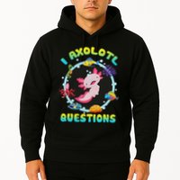 Kawaii I Axolotl Questions Funny Axolotl Lover Cute Axolotl  Hoodie
