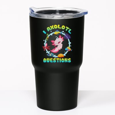 Kawaii I Axolotl Questions Funny Axolotl Lover Cute Axolotl  Tumbler