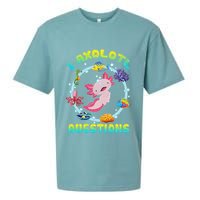 Kawaii I Axolotl Questions Funny Axolotl Lover Cute Axolotl  Sueded Cloud Jersey T-Shirt