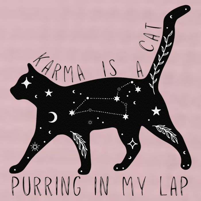 Karma is a Cat purring in my Lap Cat Lover 25L Jumbo Tote