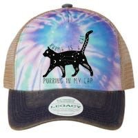 Karma is a Cat purring in my Lap Cat Lover Legacy Tie Dye Trucker Hat
