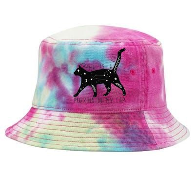 Karma is a Cat purring in my Lap Cat Lover Tie-Dyed Bucket Hat