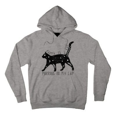 Karma is a Cat purring in my Lap Cat Lover Tall Hoodie
