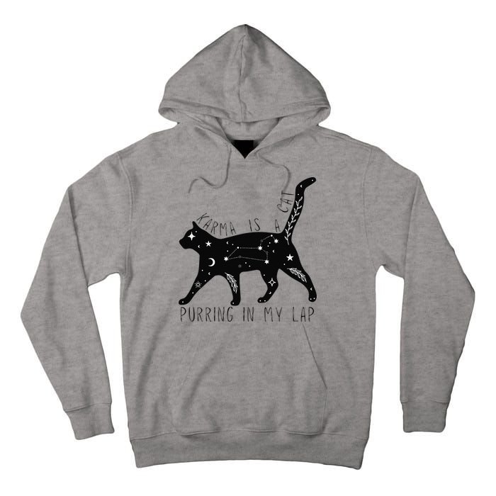 Karma is a Cat purring in my Lap Cat Lover Tall Hoodie