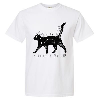 Karma is a Cat purring in my Lap Cat Lover Garment-Dyed Heavyweight T-Shirt