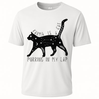Karma is a Cat purring in my Lap Cat Lover Performance Shirt